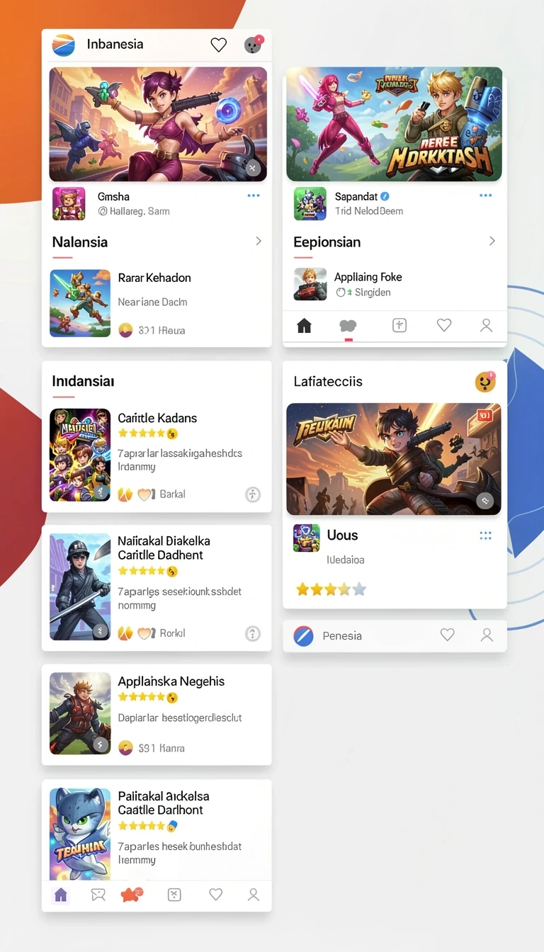 Tampilan utama aplikasi Download gacormega APK untuk Android yang intuitif dan efisien.
