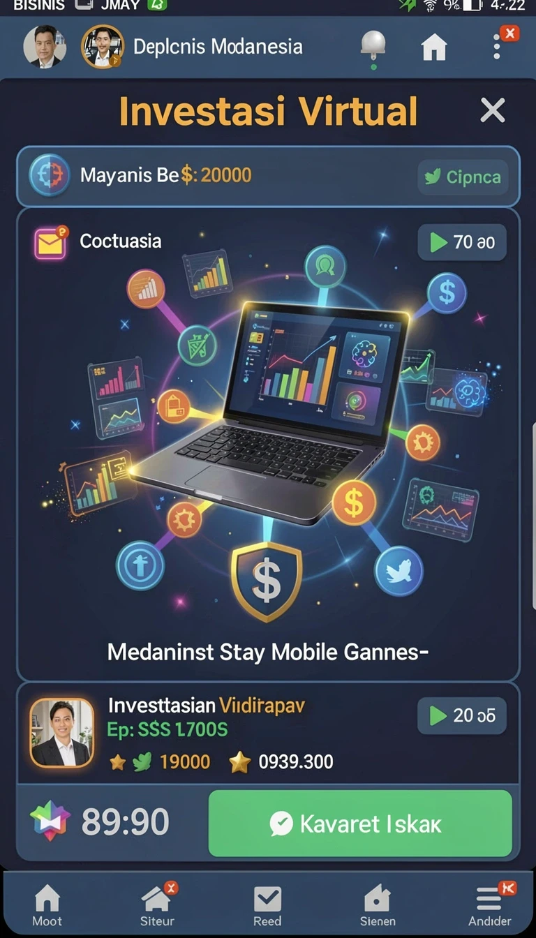 Tampilan utama aplikasi Review Aplikasi multiplayer yang intuitif dan efisien.